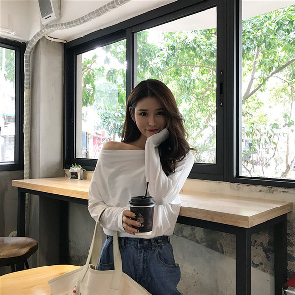 Modern női blúz, hosszú ujjal, négy színben