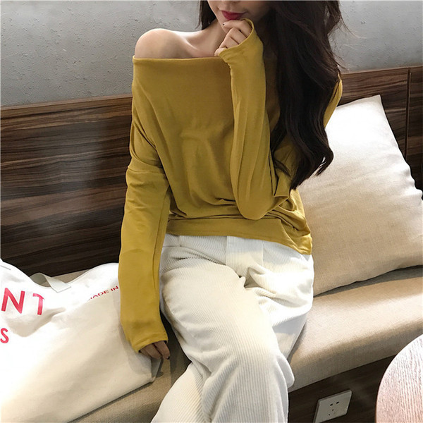 Modern női blúz, hosszú ujjal, négy színben