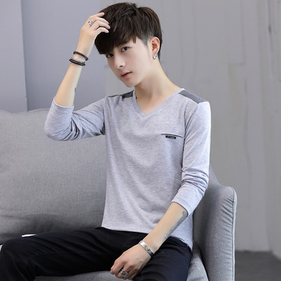 Μοντέρνα μπλούζα για άνδρες σε τρία χρώματα