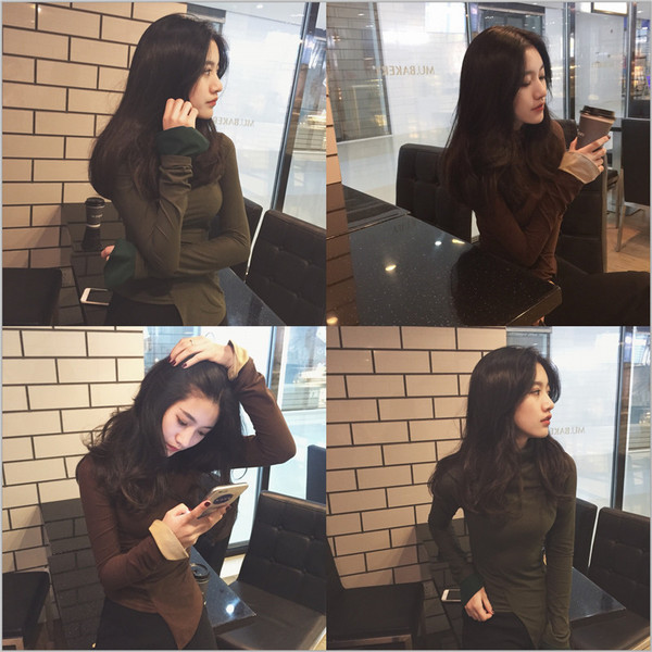 Modern női blúz két színben