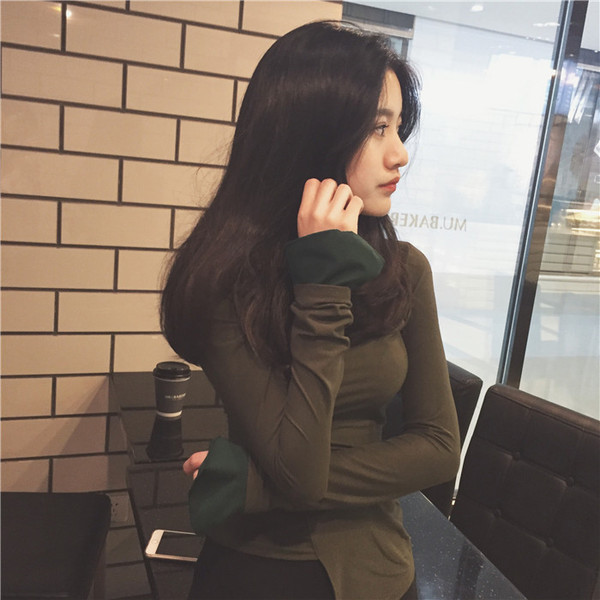 Modern női blúz két színben