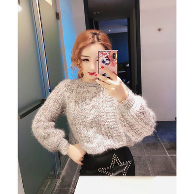 Μοντέρνο γυναικείο μαλακό πουλόβερ σε τρία χρώματα