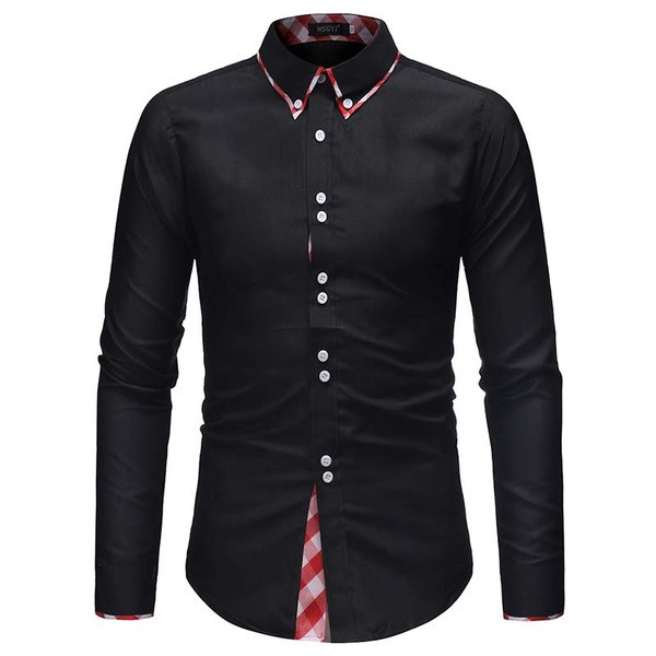 Férfi ing kockás béléssel, három színben