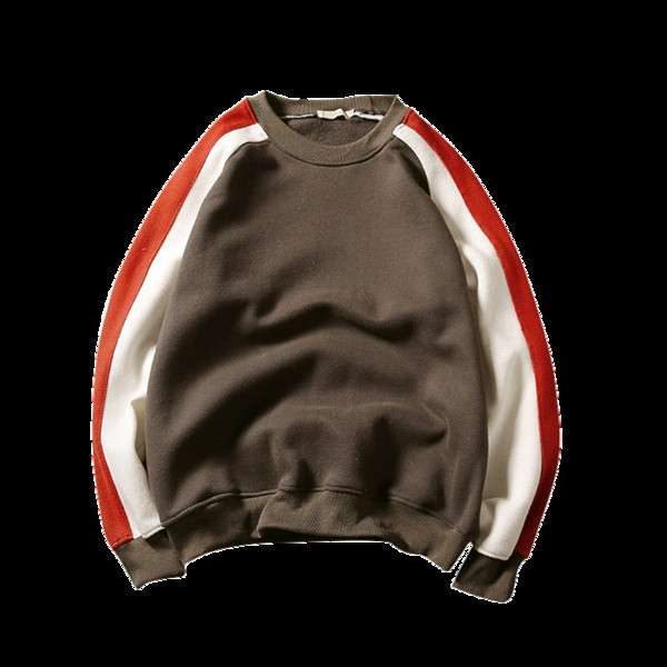 Καθημερινή ανδρική μπλούζα με χρωματιστά μανίκια