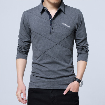 Bluză elegantă pentru bărbați cu inscripție în diferite culori