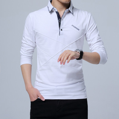 Bluză elegantă pentru bărbați cu inscripție în diferite culori