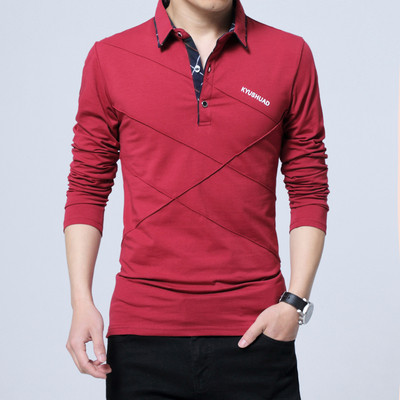 Bluză elegantă pentru bărbați cu inscripție în diferite culori