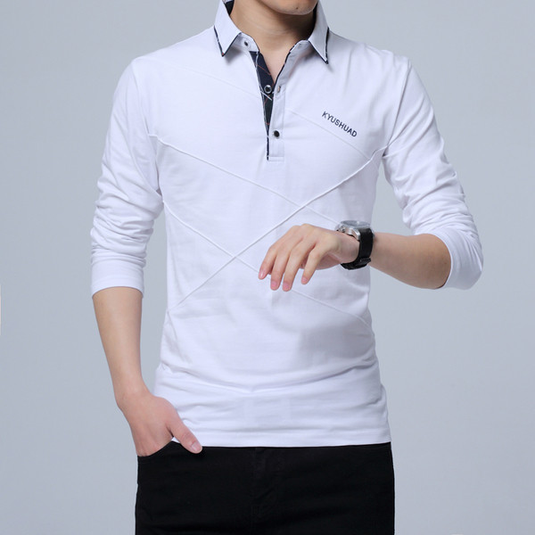 Bluză elegantă pentru bărbați cu inscripție în diferite culori