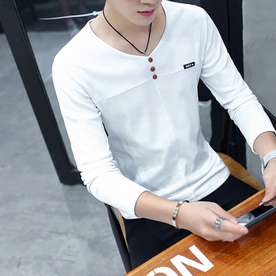 Κομψή ανδρική μπλούζα  με κουμπιά σε διάφορα χρώματα