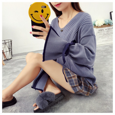 Νέο πουλόβερ με λωτού μανίκια σε τρία χρώματα