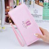 Stílusos női pénztárca fém díszítéssel