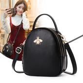 Eko bőrből készült stílusos női táska fém díszítéssel több színben