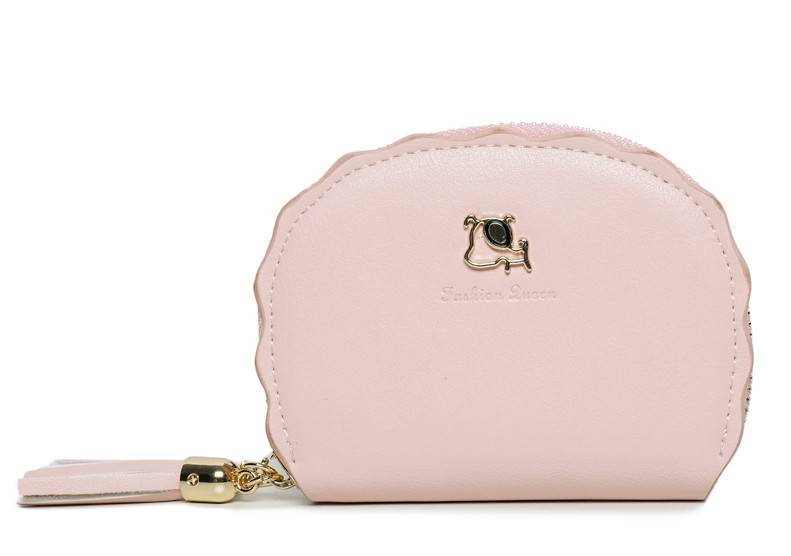 Kis női pénztárca fém díszítéssel