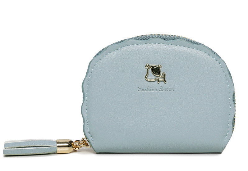 Kis női pénztárca fém díszítéssel