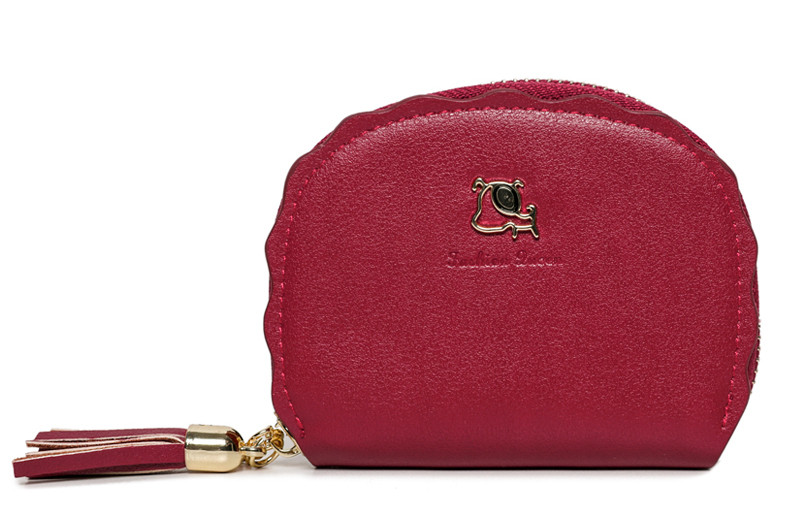 Kis női pénztárca fém díszítéssel