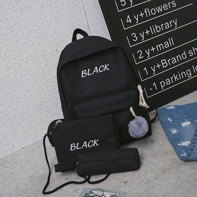 Három részből álló készlet, beleértve a hátizsákot, táskát és utazótáskát több színben