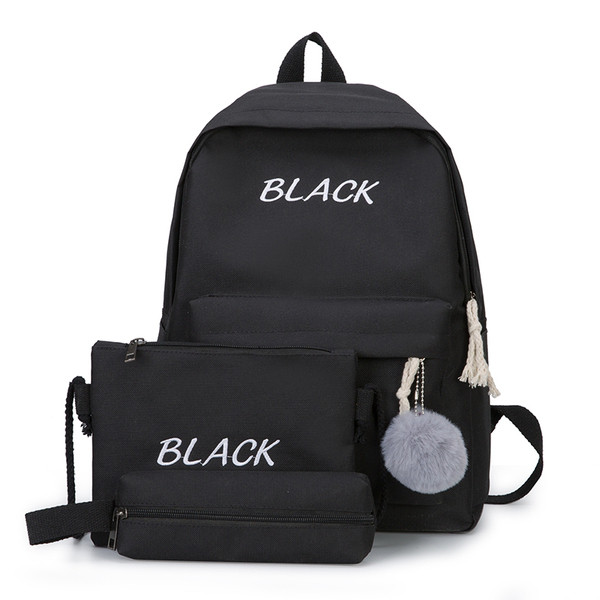 Három részből álló készlet, beleértve a hátizsákot, táskát és utazótáskát több színben