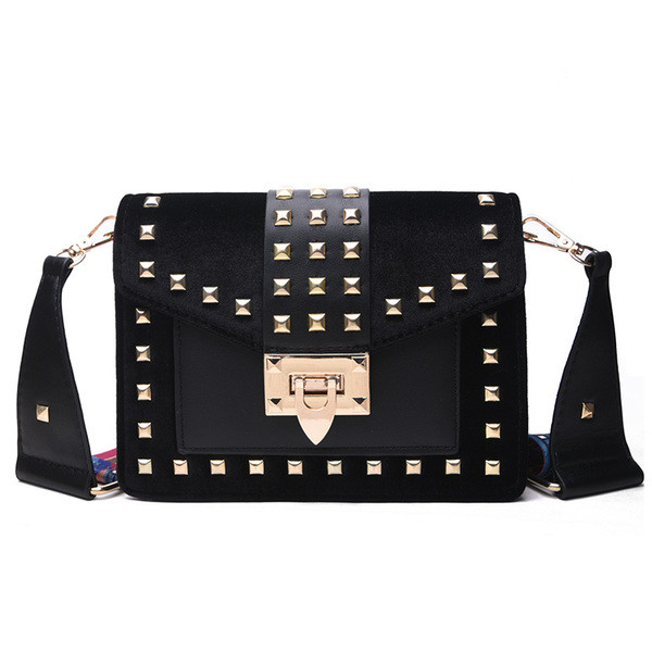 HIT Stílusos női táska fém csattal több színben