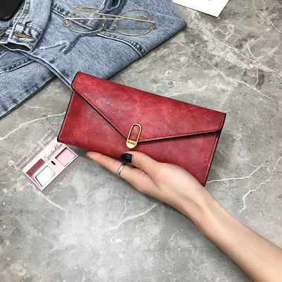 Μοντέρνο γυναικείο πορτοφόλι σε τέσσερα χρώματα