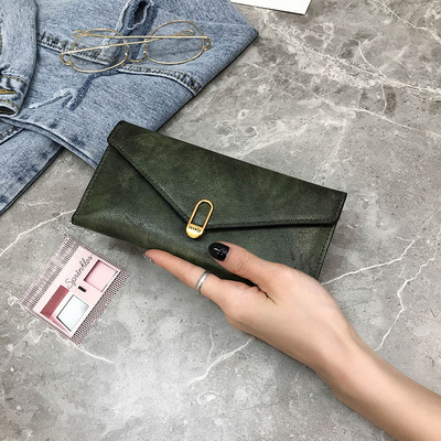 Μοντέρνο γυναικείο πορτοφόλι σε τέσσερα χρώματα