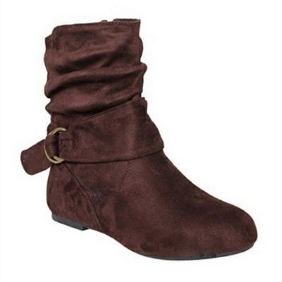 Casual γυναικείες μπότες σε οικολογικό σουέτ σε διάφορα χρώματα