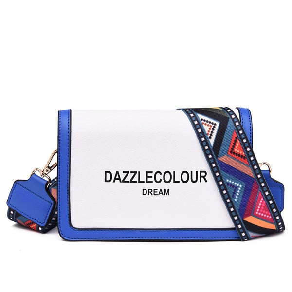 Eko bőrből készült stílusos női táska több színben felirattal