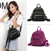 Női hétköznapi hátizsák fém elemekkel több színben