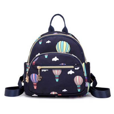 Női hétköznapi hátizsák fém elemekkel több színben