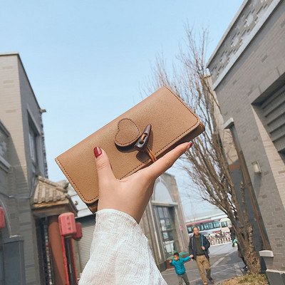 Modern női pénztárca három színben