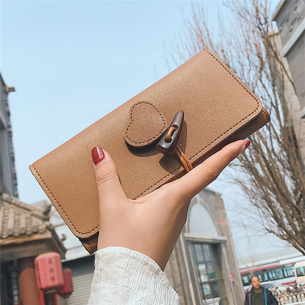 Modern női pénztárca három színben