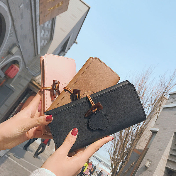 Modern női pénztárca három színben