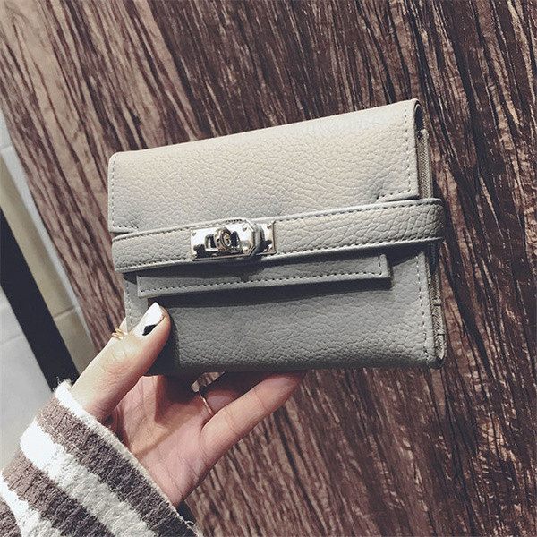 Stílusos kis női pénztárca három színben