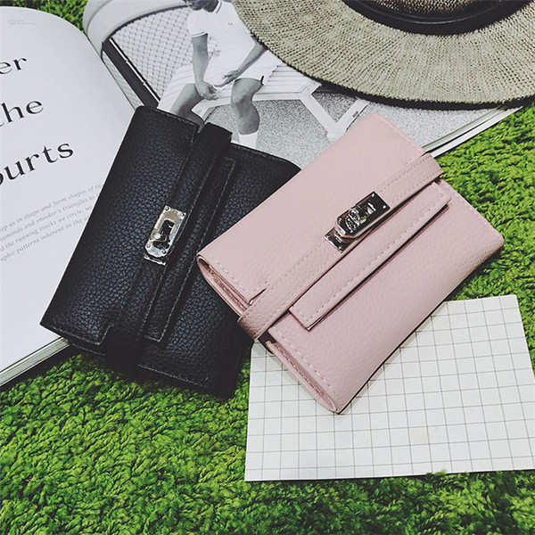 Stílusos kis női pénztárca három színben