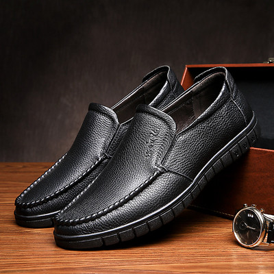 Семпли обувки за мъже от еко кожа в три цвята