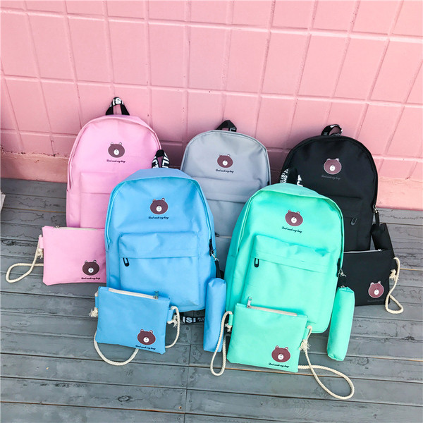 Három részből álló készlet - hátizsák, táska és utazótáska több színben