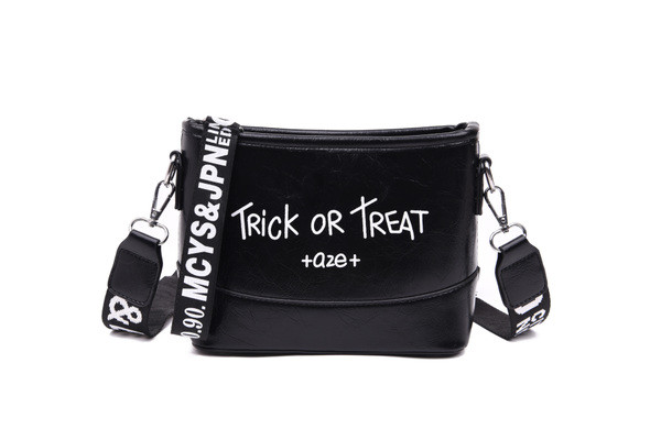 HIT Geanta de dama moderna din piele ecologica cu inscriptie in mai multe culori