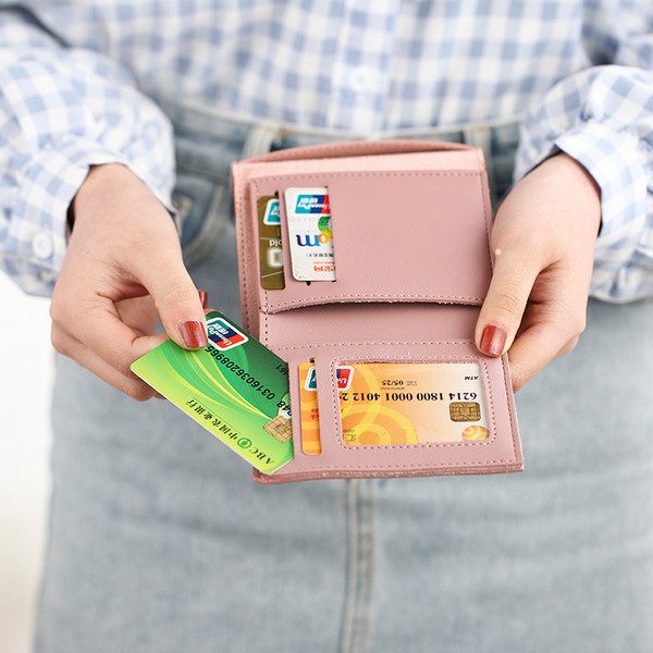 Női mini pénztárca négy színben