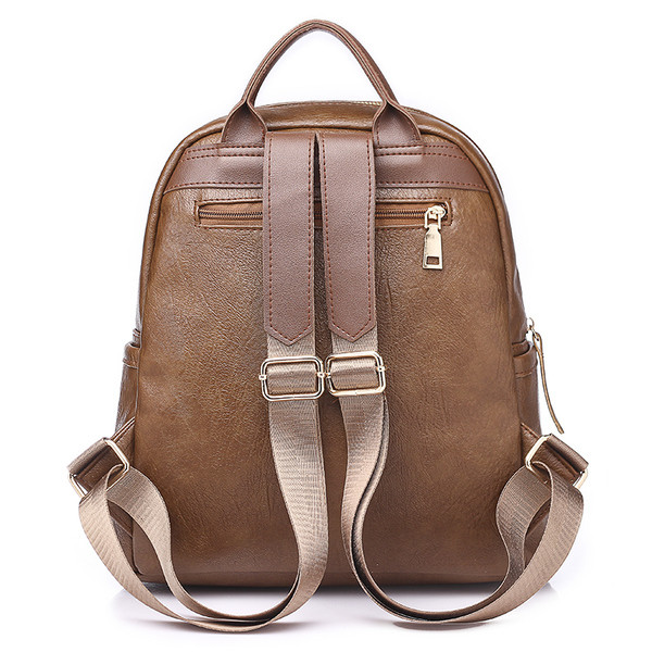 Sima modell női hátizsák öko bőrből, két színben