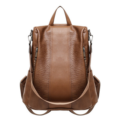 Rucsac de dama din piele ecologica cu maner detasabil in doua culori