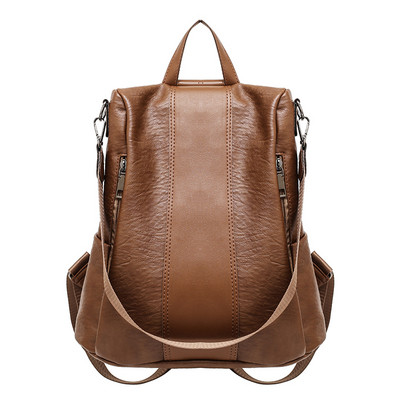 Rucsac de dama din piele ecologica cu maner detasabil in doua culori