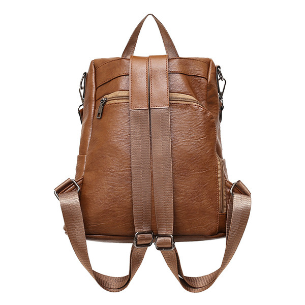 Rucsac de dama din piele ecologica cu maner detasabil in doua culori