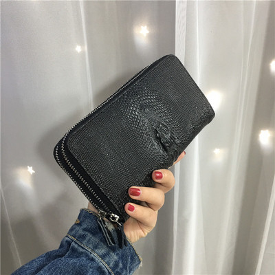 Modern női pénztárca fekete színben - három modell