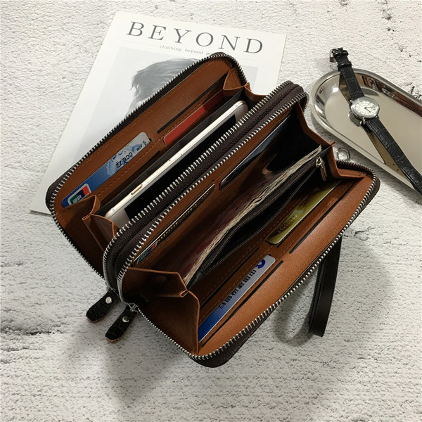 Modern női pénztárca fekete színben - három modell