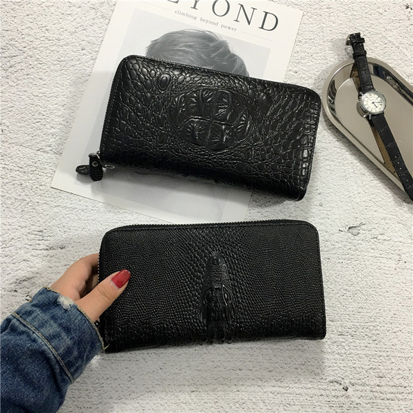 Modern női pénztárca fekete színben - három modell