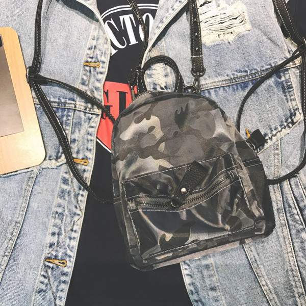 Terepszínű női kis hátizsák három színben