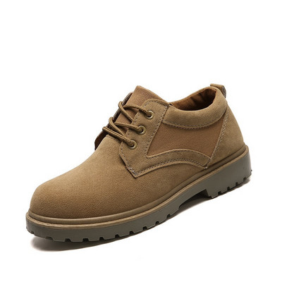 Öko bőrből készült férfi téli cipő két színben