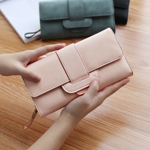 Modern női pénztárca öt színben