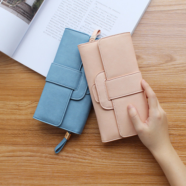 Modern női pénztárca öt színben