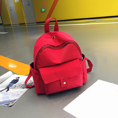 Γυναικείο σακίδιο σε έξι χρώματα με μπροστινή τσέπη