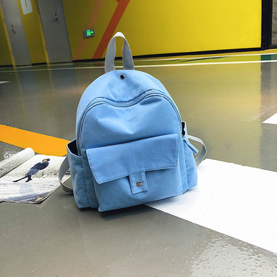 Γυναικείο σακίδιο σε έξι χρώματα με μπροστινή τσέπη